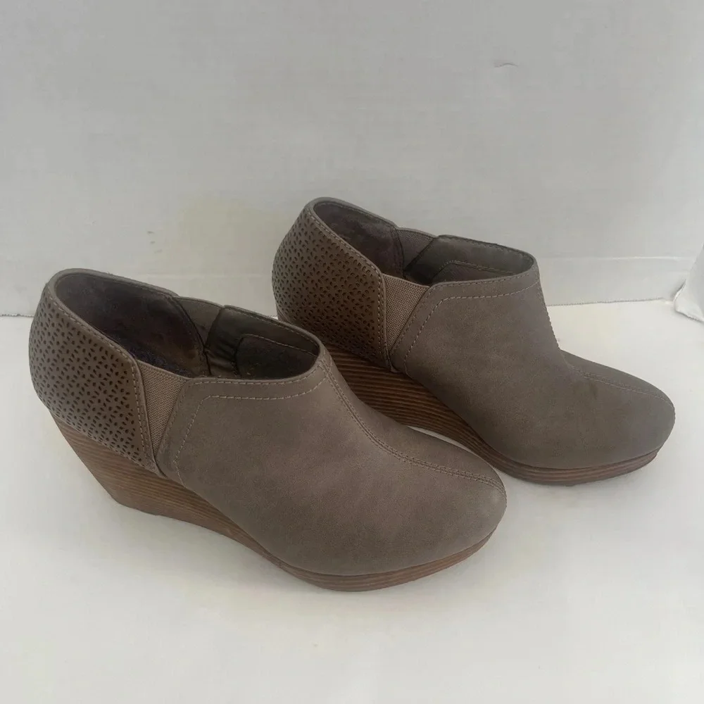 Dr. Scholl's Taupe Ankle Booties - Picture 2 of 8
